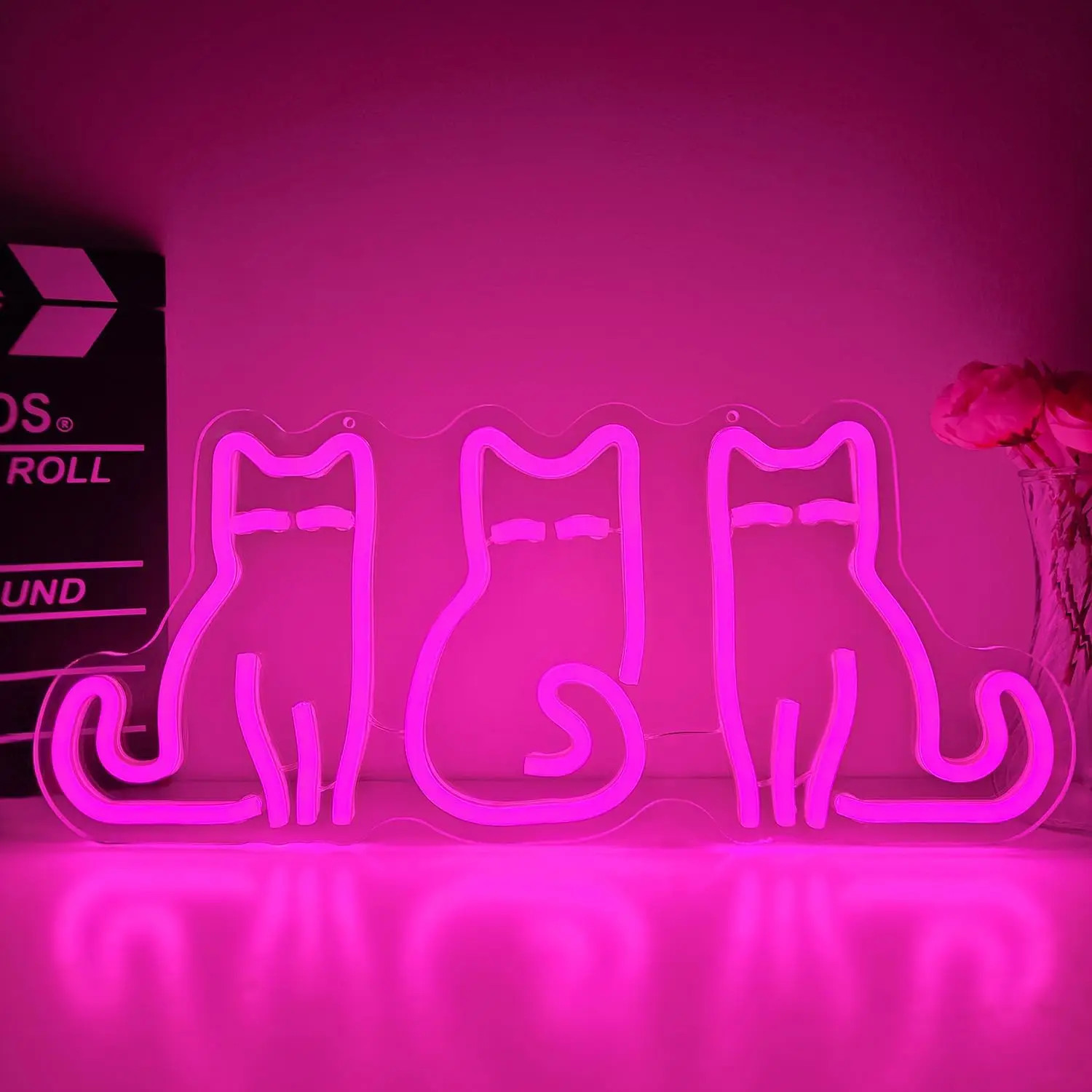 Neon Sign Party - Enseigne néon « Chats », lumière