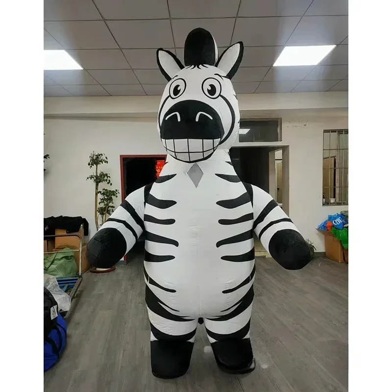 Event & Party Supply Photos - Costume de mascotte zèbre gonflable pour