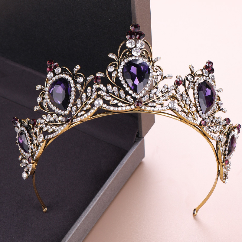 Event Suppliers - Élégante Couronne Baroque Vintage Tiara Mariage