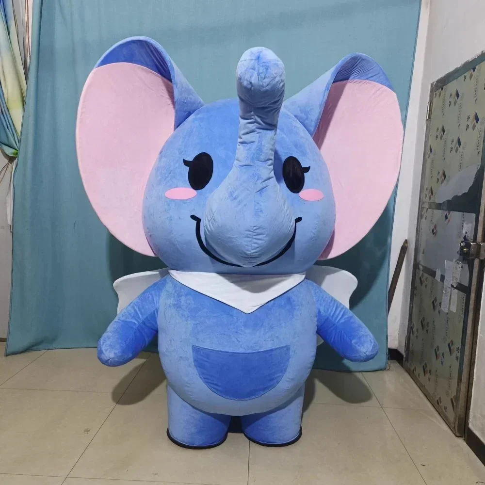 Event & Party Supply Photos - Costume de mascotte d'éléphant gonflable géant,