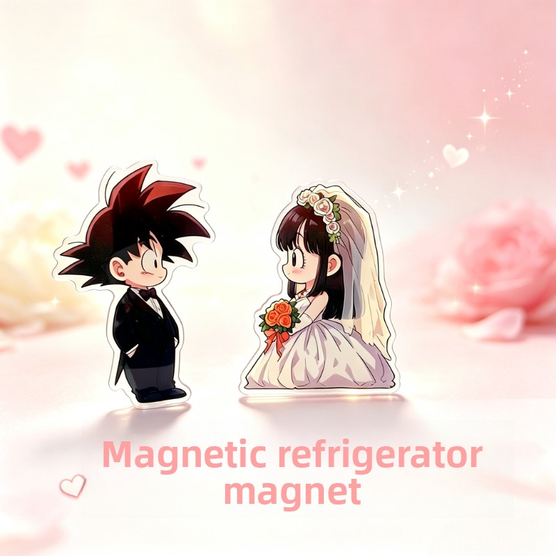 Event Suppliers - Aimant de réfrigérateur en acrylique Dragon