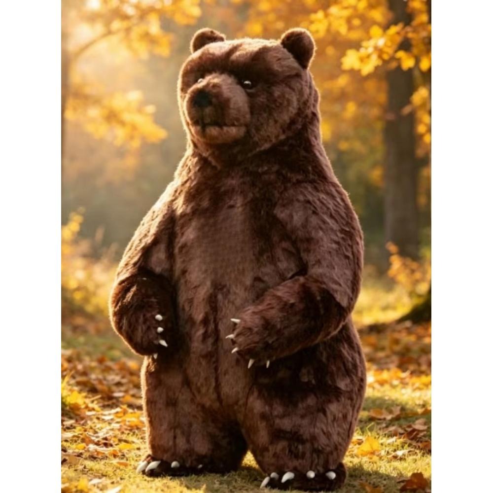 Event & Party Supply Photos - Costume de mascotte d'ours gonflable, combinaison