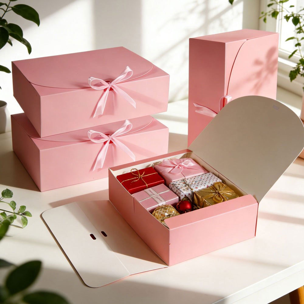 Event Party Box - 5 pièces, boîte cadeau à rabat