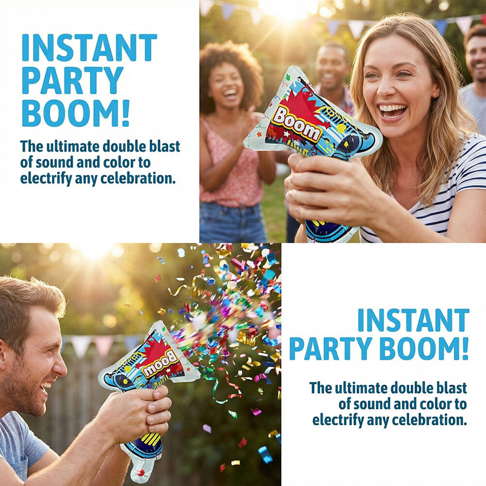 10 pistolets à confettis gonfl - Confetti Cannon Tube avis et prix