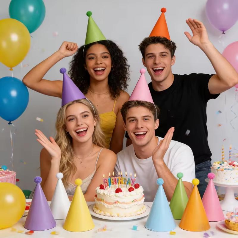 /HTF/10 Chapeaux de fête d'ann - Party Hat Cone avis et prix
